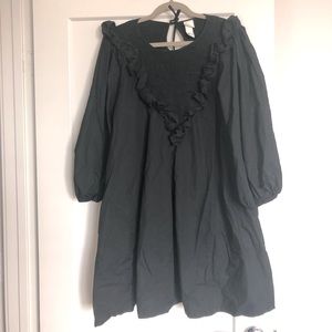H&M Poplin Peasant Dress
